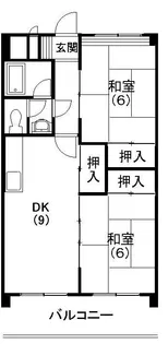 ファミール楊子【302号室】の間取り