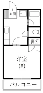 メゾンアルカディア【3階】の間取り