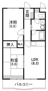クレールトヨダ【4階】の間取り
