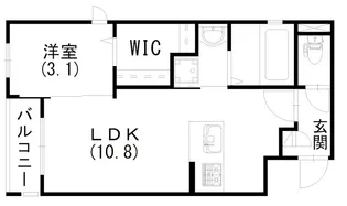 Saint Nazareth(セント ナザレス)【103号室】の間取り