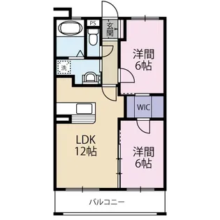サンライズ布橋II【402号室】の間取り