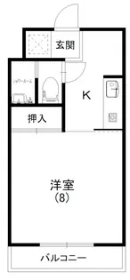 カレッジハイツI【3階】の間取り