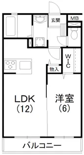 ラヴィベール中島【402号室】の間取り