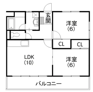 マ・メゾン中島【1階】の間取り