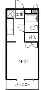 サンアベニュー富塚II【203号室】の間取り