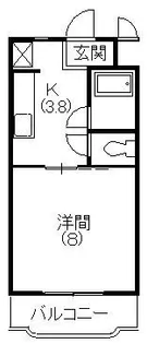 サンアベニューI【2階】の間取り