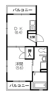 K&H【502号室】の間取り