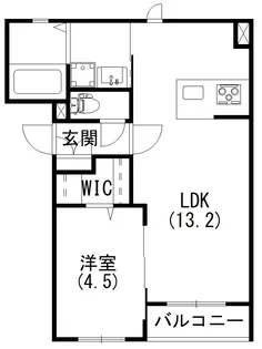 オルレアン【103号室】の間取り