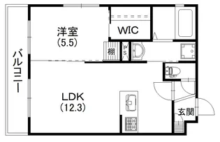サクラーレ【103号室】の間取り