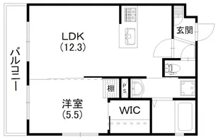 サクラーレ【505号室】の間取り
