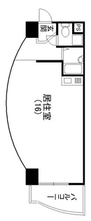 ヒューゲル城北【205号室】の間取り