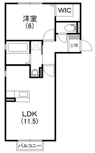 アルモニアII【2階】の間取り