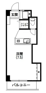 サンリバーハイツ【302号室】の間取り