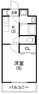 バンブーリーヴスI【2階】の間取り