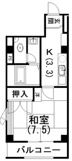 アルシェ浜松【2階】の間取り