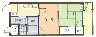 アルシェ浜松【5階】の間取り