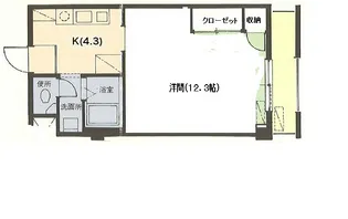 アルシェ浜松【6階】の間取り