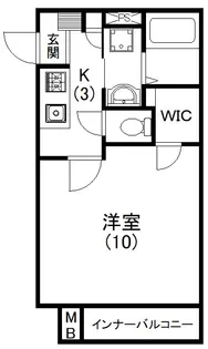 ルコワッソンドリューヌ【101号室】の間取り