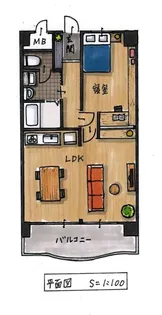 クレールトヨダ【3階】の間取り