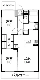 フォンターナ【105号室】の間取り