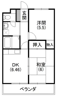 マンション歩【3階】の間取り