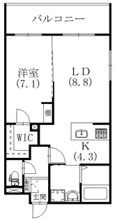 (仮称)菊川市加茂_第2ドゥプランニングマンション【2階】の間取り