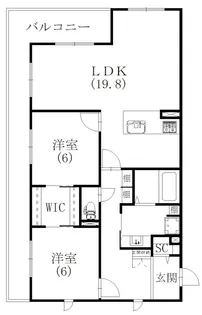 (仮称)菊川市加茂_第2ドゥプランニングマンション【4階】の間取り