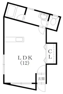 ル・ブルー半田山【1階】の間取り