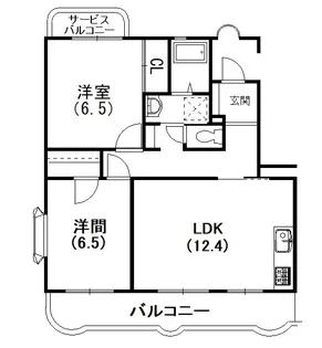 カーサフォルテ【1階】の間取り