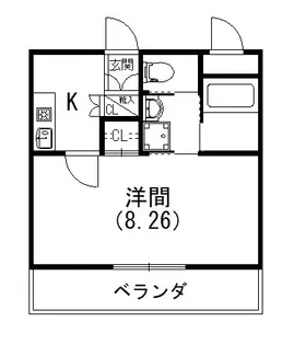 クラシコ【305号室】の間取り
