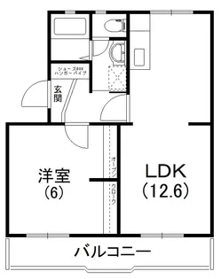 プリシードナイン【2階】の間取り