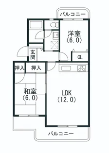 Windy宮の前II【3階】の間取り