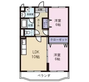 アイシェード【1階】の間取り