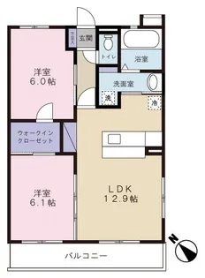 グラン リヴァー【2階】の間取り