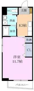 マイルストーン【4階】の間取り
