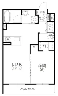 リライフ神立【102号室】の間取り