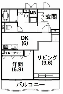 リスペランツァ【103号室】の間取り