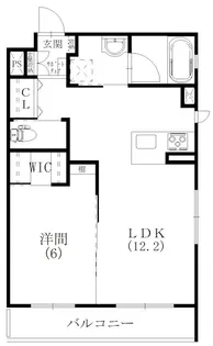 リライフ神立【101号室】の間取り