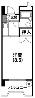 メゾンベルシャンブル【1階】の間取り
