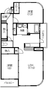 エトワール葵【401号室】の間取り