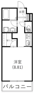 ロイヤルシティ泉II【202号室】の間取り