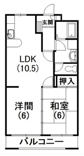 トップメゾンれい【2階】の間取り
