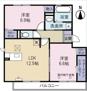 Alivio〜アリビオ〜【202号室】の間取り