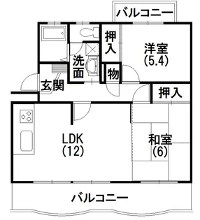 メゾン葵ヶ丘【3階】の間取り