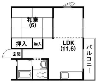 カプチーノSHUN【2階】の間取り