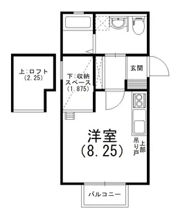 ラトン・ラヴール【204号室】の間取り