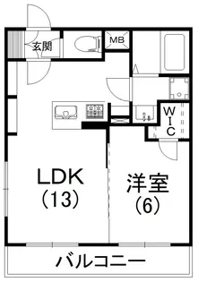 レナトゥス松城【405号室】の間取り