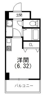 英和マンション龍禅寺【4階】の間取り
