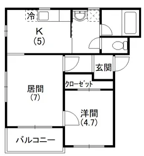 コンフォードIII【4階】の間取り