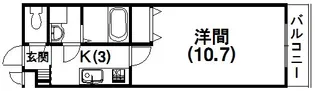 スマートピア布橋【105号室】の間取り